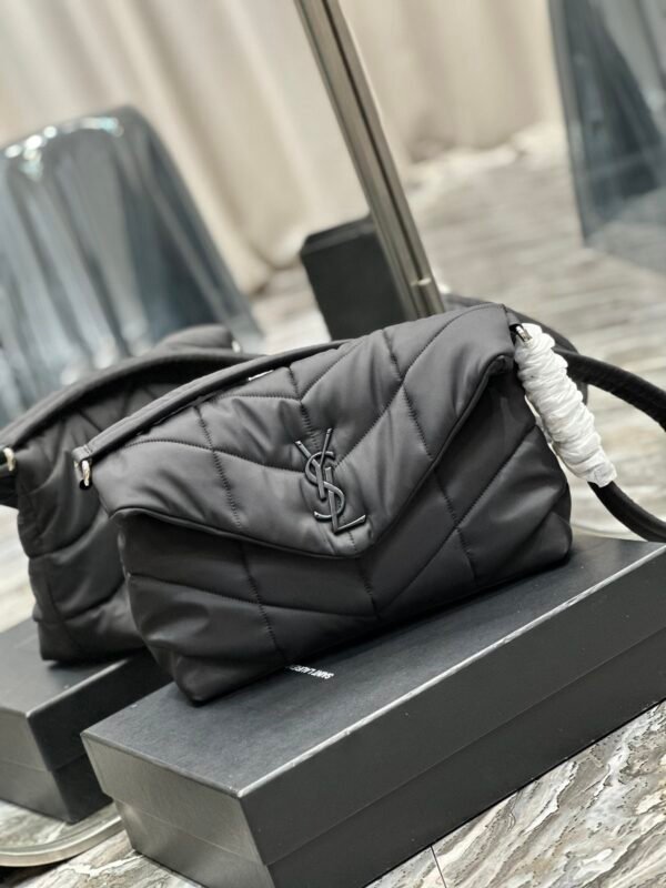 Loulou puffer_nylon model Salt-style preppy shoulder and crossbody bag for both men and women - 图片 2