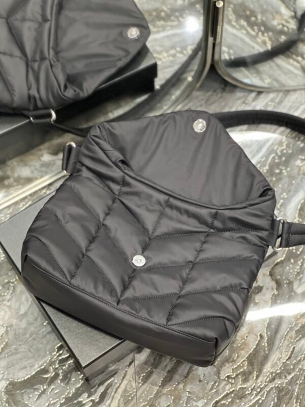 Loulou puffer_nylon model Salt-style preppy shoulder and crossbody bag for both men and women - 图片 4
