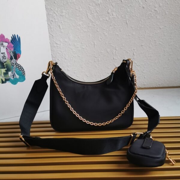 [Top original order] 🎉New nylon Hobo handbag/gold hardware underarm bag😘😘 - 图片 8