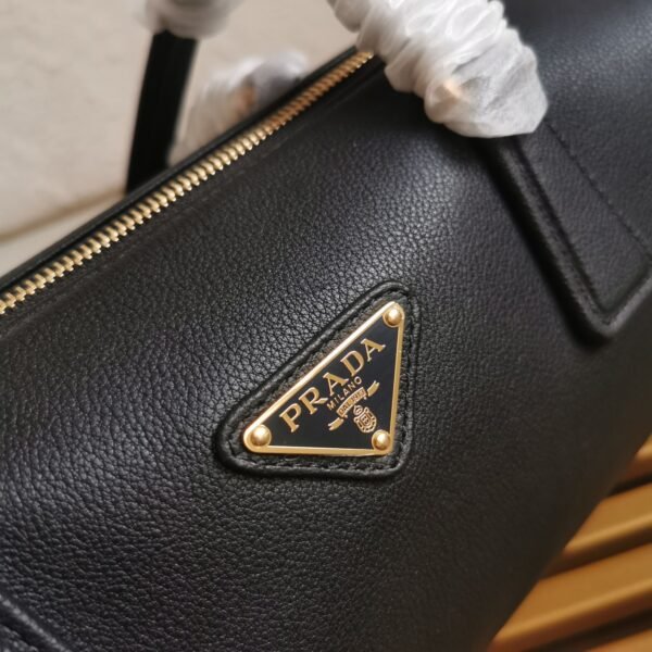 【Top original】🌹New model🔥(1BB127 full leather) 🎉Long handle bowling bag🎉, zipper handbag - 图片 6