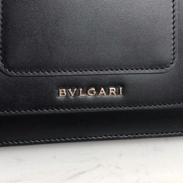 Bulgari Fetal Cow Series Black Hardware Upgraded Edition Malachite Snake Head👵 - 图片 5
