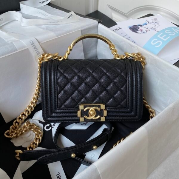 💞Chanel Leboy23 new A94805 gold classic