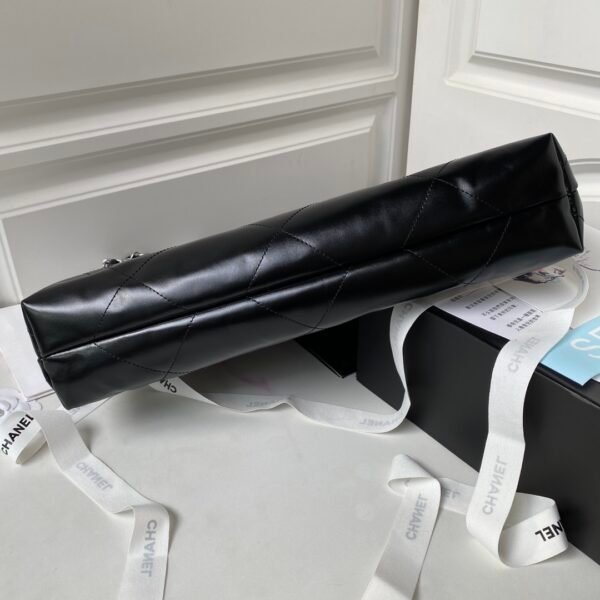 Silver chain Chanel♏️24c❄️ horizontal version garbage bag hot 22 bag shopping bag AS4486 - 图片 7