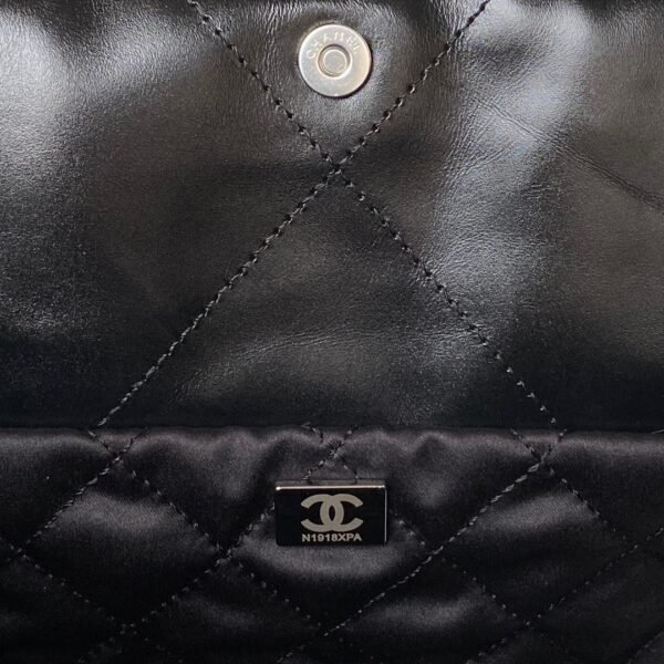 Silver chain Chanel♏️24c❄️ horizontal version garbage bag hot 22 bag shopping bag AS4486 - 图片 3