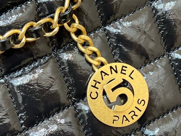 23C early spring holiday new models This season's most popular No. 5 gold coin tag hobo hippie bag - 图片 3