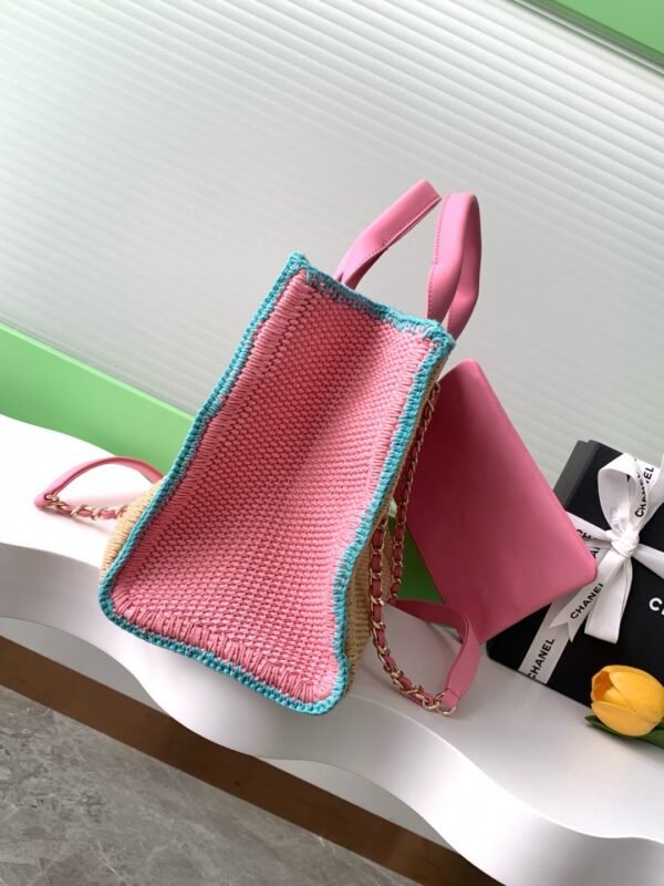 Woven CHANEL beach bag | romantic summer atmosphere - 图片 2