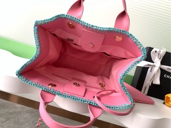 Woven CHANEL beach bag | romantic summer atmosphere - 图片 4