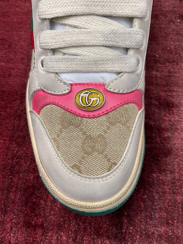 Gucci Screener series of small dirty shoes purchasing level "dirty pink" - 图片 5