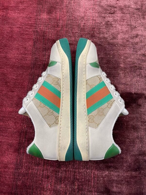 Gucci screener series dirty shoes, purchasing agent-level "double G green" unisex style Women's and men's styles - 图片 3