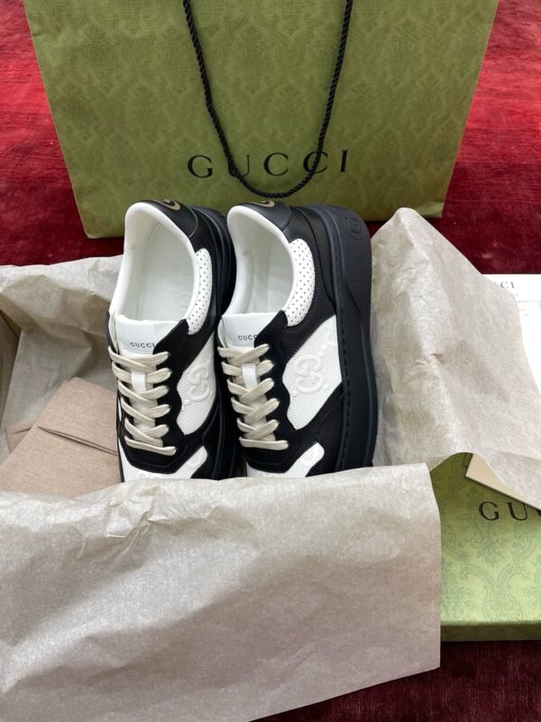 Gucci biscuit shoe series purchasing level "black and white panda" unisex style - 图片 7