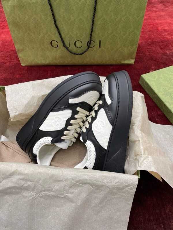 Gucci biscuit shoe series purchasing level "black and white panda" unisex style - 图片 3