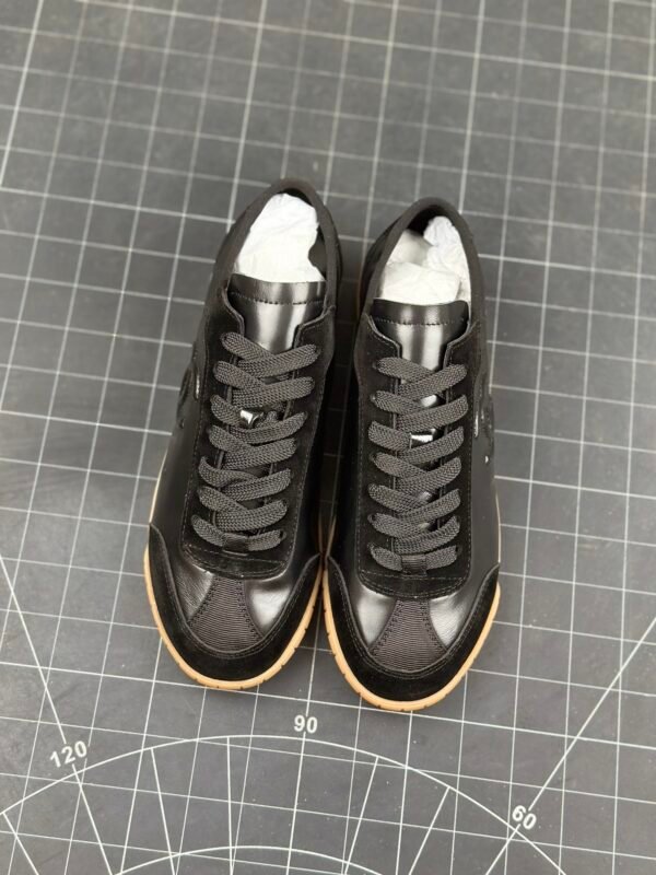 Chanel 24ss Dexter Shoes Box in Box Flat Sole Lace-up Round Toe Diamond Style - 图片 4