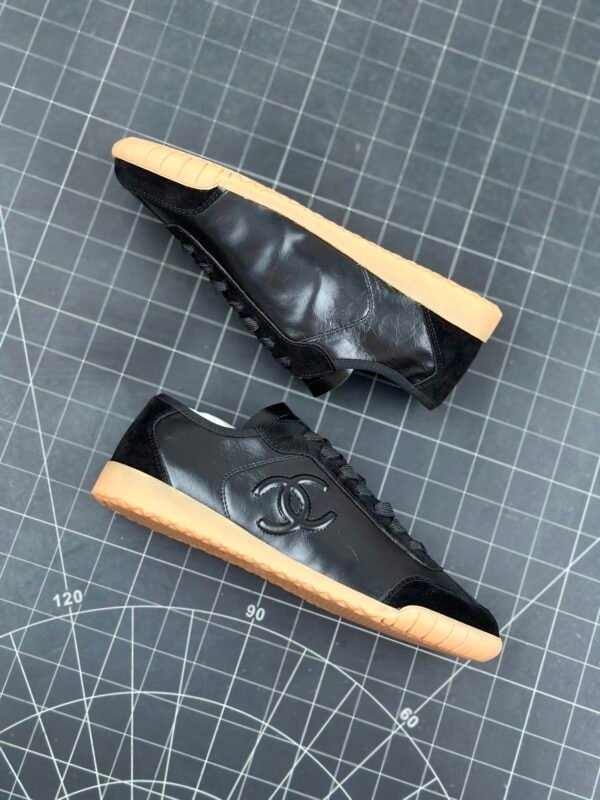 Chanel 24ss Dexter Shoes Box in Box Flat Sole Lace-up Round Toe Diamond Style - 图片 3
