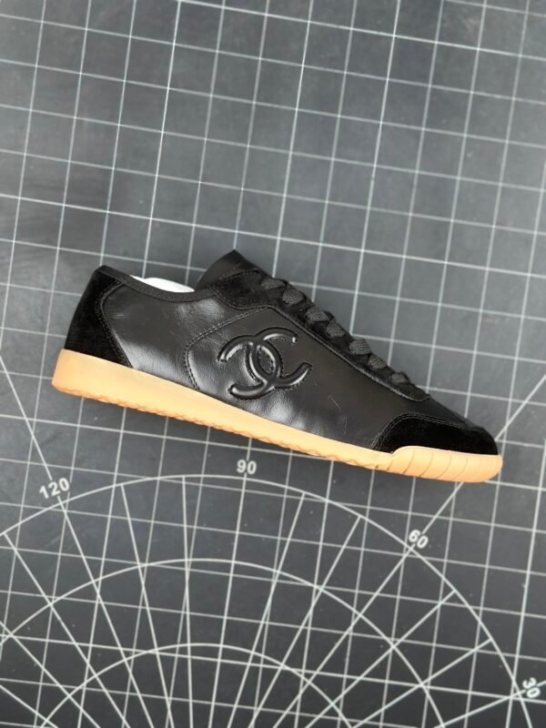 Chanel 24ss Dexter Shoes Box in Box Flat Sole Lace-up Round Toe Diamond Style - 图片 9
