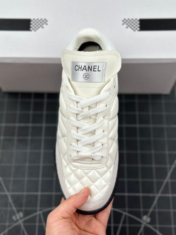 Chanel 24ss Dexter Shoes Flat Lace-up Round Toe Diamond Style - 图片 2