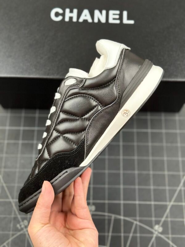Chanel 24a Dexter Shoes Flat Lace-up Round Toe Diamond Style - 图片 9