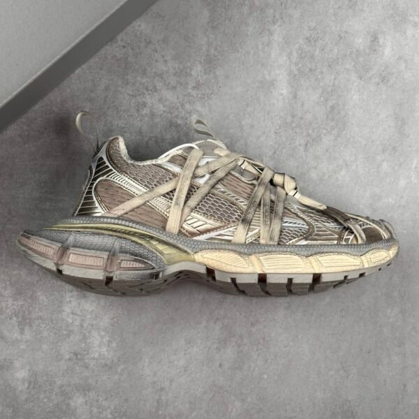 Balenciaga Phantom Sneaker 3XL Metallic Style 10th Generation New Straps Trendy Running Shoes