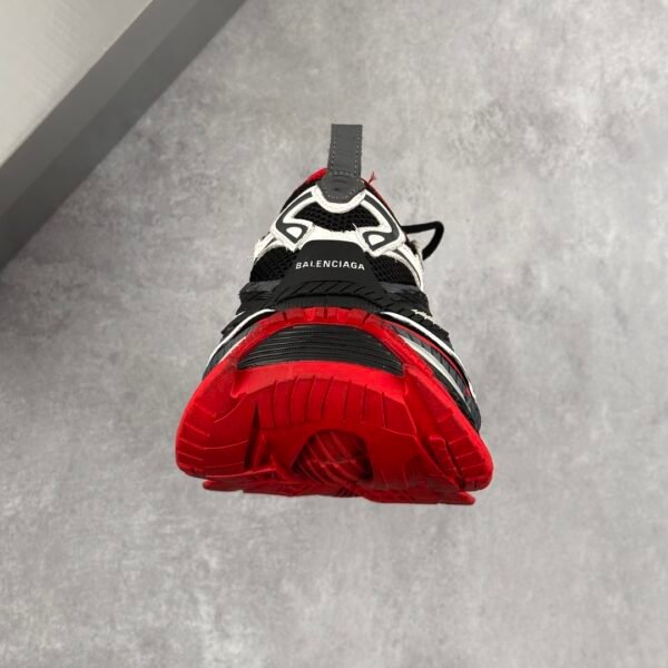 Balenciaga Platform thick-soled lace-up dad shoes 17th generation black, white, red, gray and red Exclusive craftsmanship, exaggerated shoe shape, super thick sole - 图片 4