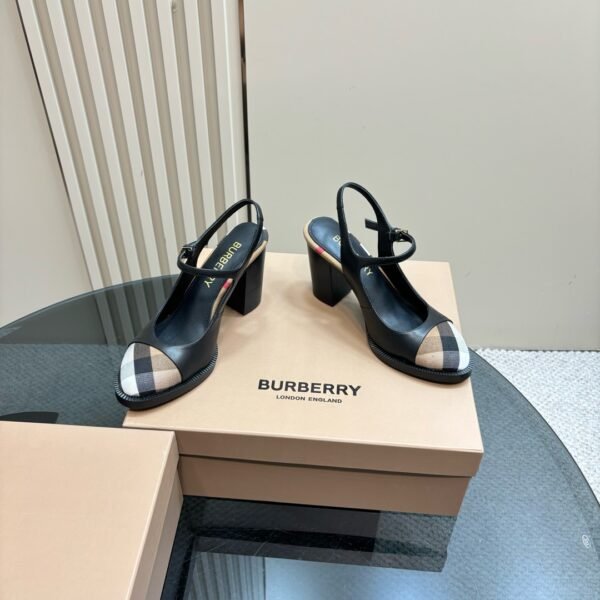 Burberry 2025 Spring and Summer latest exclusive retro elegant intellectual style high heels