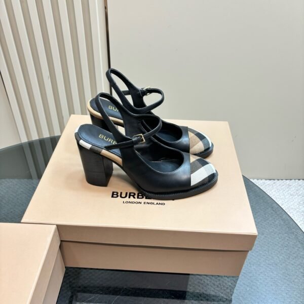 Burberry 2025 Spring and Summer latest exclusive retro elegant intellectual style high heels - 图片 9