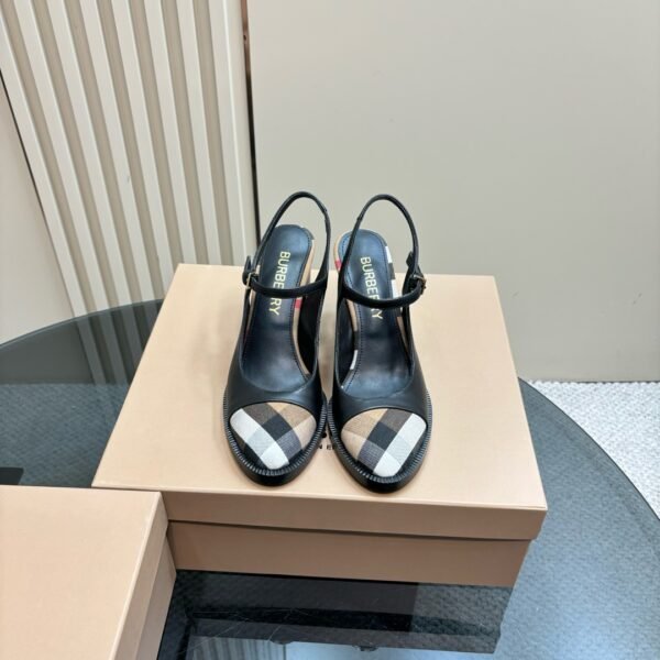 Burberry 2025 Spring and Summer latest exclusive retro elegant intellectual style high heels - 图片 7