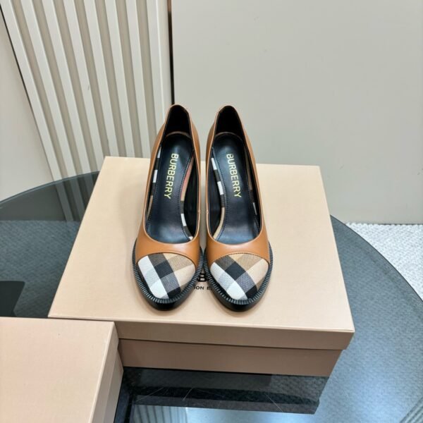 Burberry 2025 Spring and Summer latest exclusive retro elegant intellectual style high heels - 图片 8