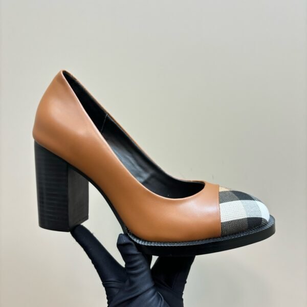 Burberry 2025 Spring and Summer latest exclusive retro elegant intellectual style high heels - 图片 5