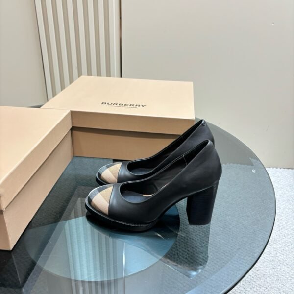 Burberry 2025 Spring and Summer latest exclusive retro elegant intellectual style high heels - 图片 6